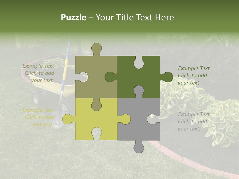 Shredded Birch Grow PowerPoint Template