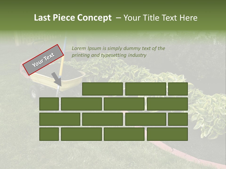 Shredded Birch Grow PowerPoint Template