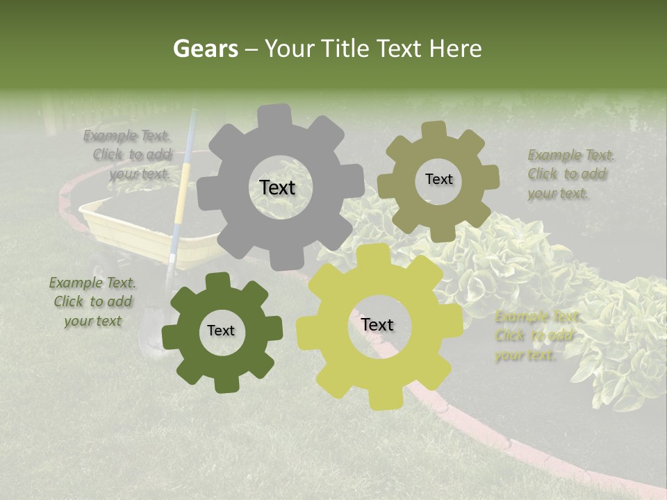 Shredded Birch Grow PowerPoint Template