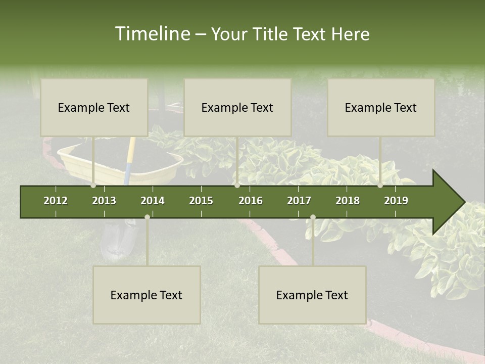 Shredded Birch Grow PowerPoint Template