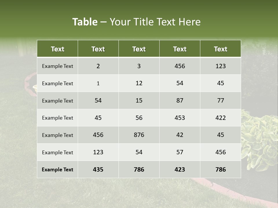 Shredded Birch Grow PowerPoint Template