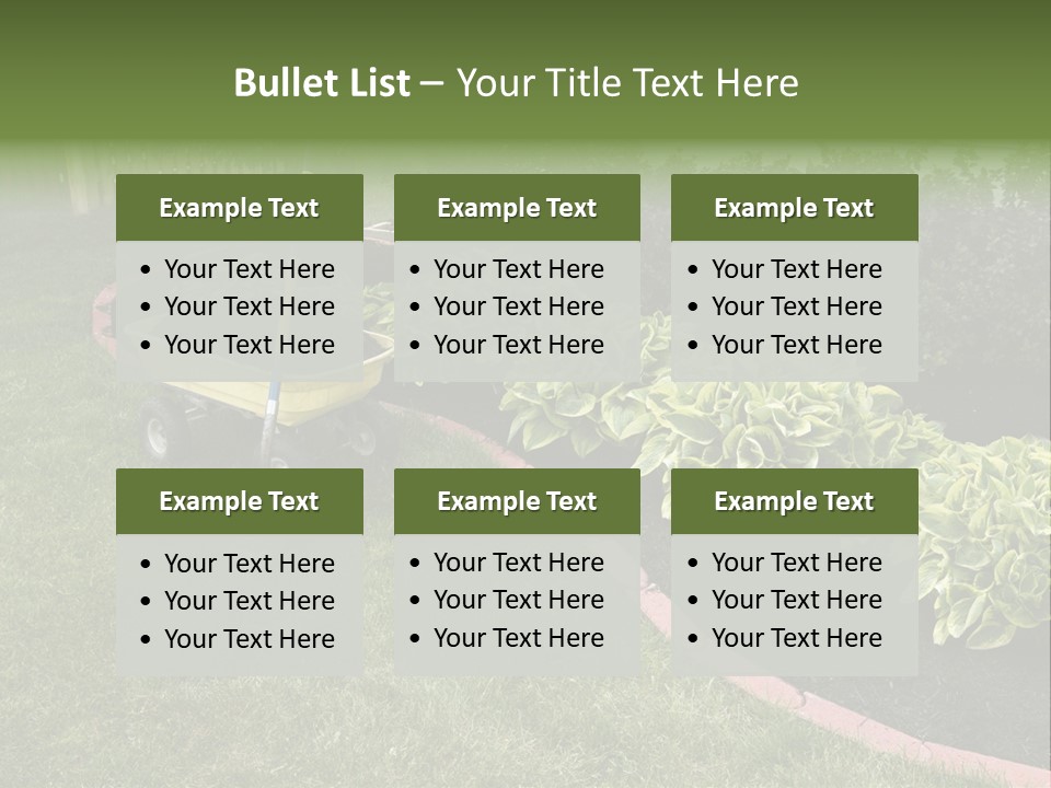 Shredded Birch Grow PowerPoint Template