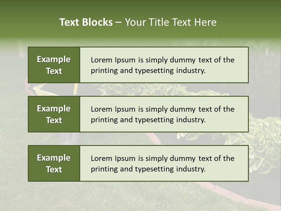 Shredded Birch Grow PowerPoint Template
