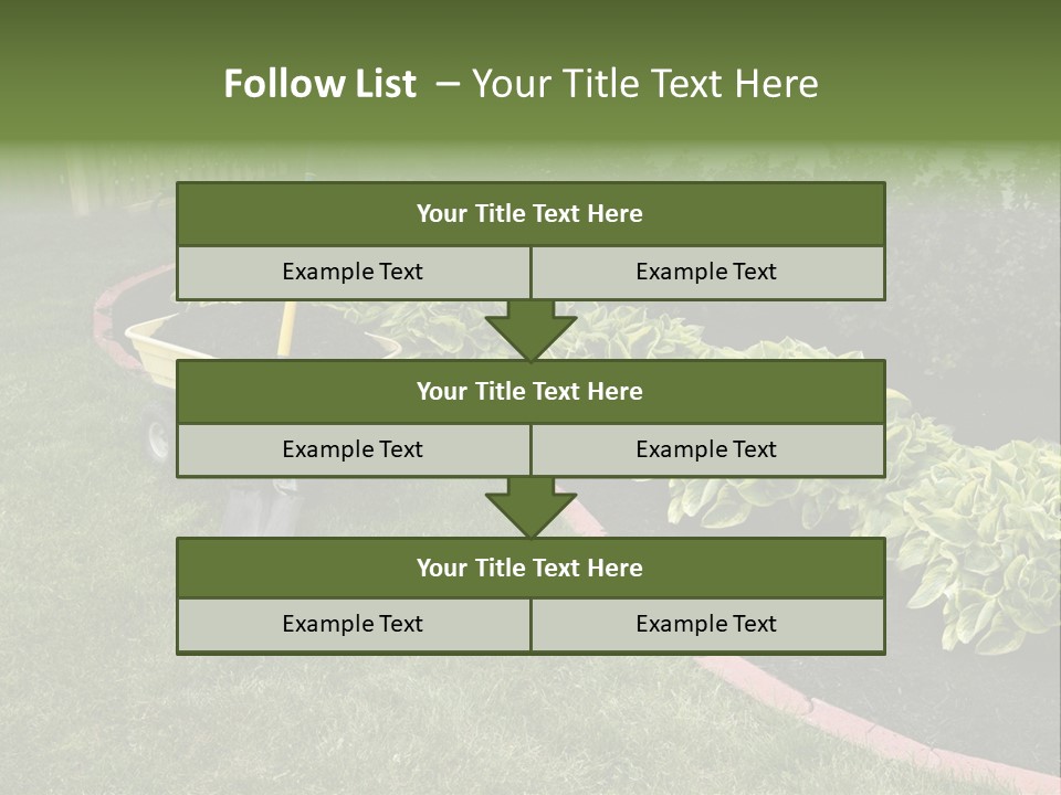 Shredded Birch Grow PowerPoint Template