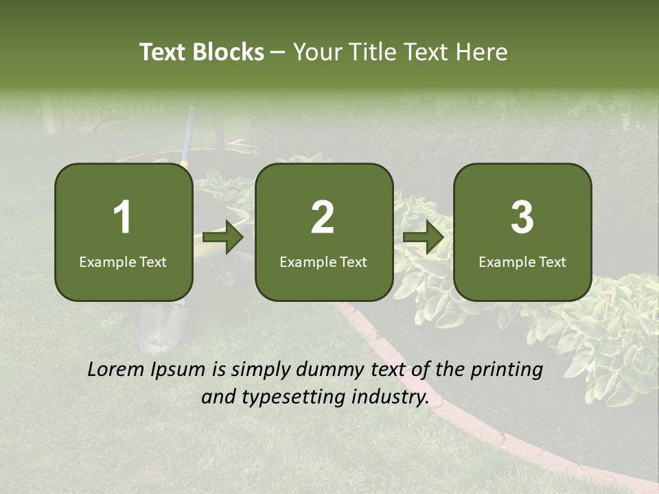 Shredded Birch Grow PowerPoint Template