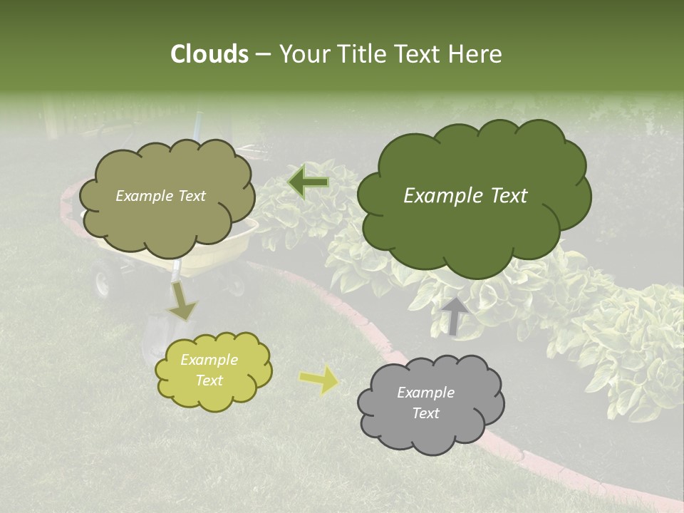 Shredded Birch Grow PowerPoint Template