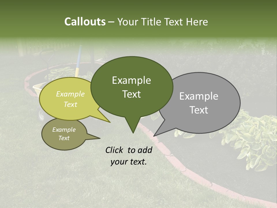 Shredded Birch Grow PowerPoint Template