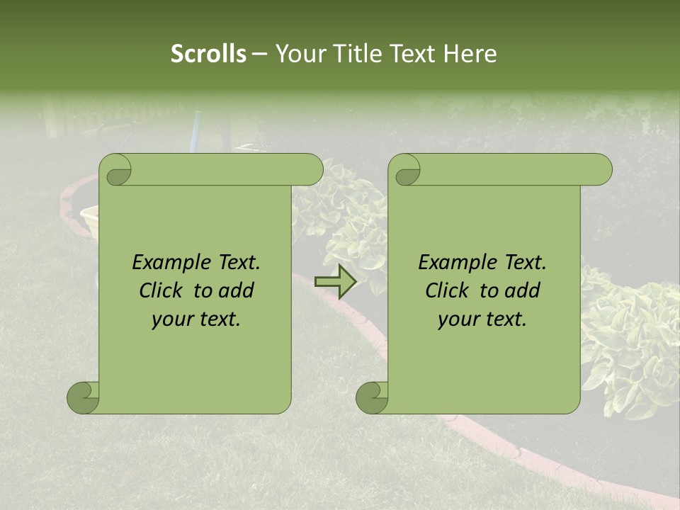 Shredded Birch Grow PowerPoint Template