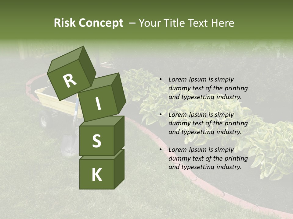 Shredded Birch Grow PowerPoint Template