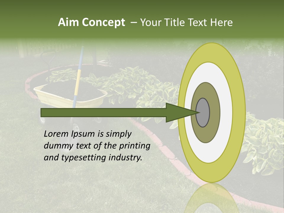 Shredded Birch Grow PowerPoint Template