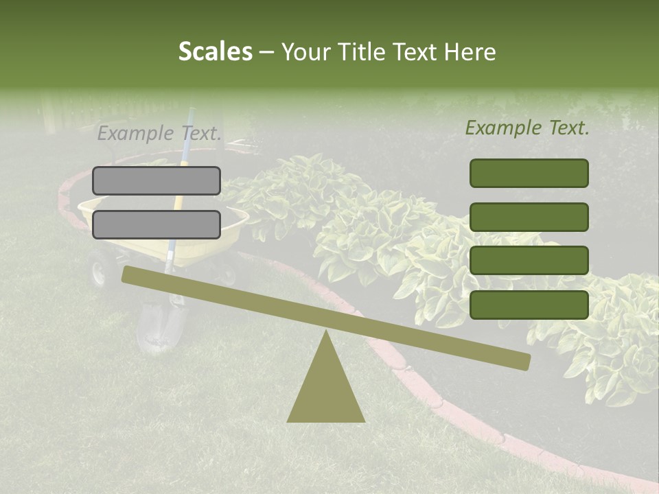 Shredded Birch Grow PowerPoint Template
