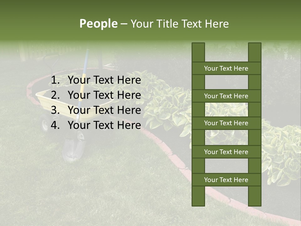 Shredded Birch Grow PowerPoint Template