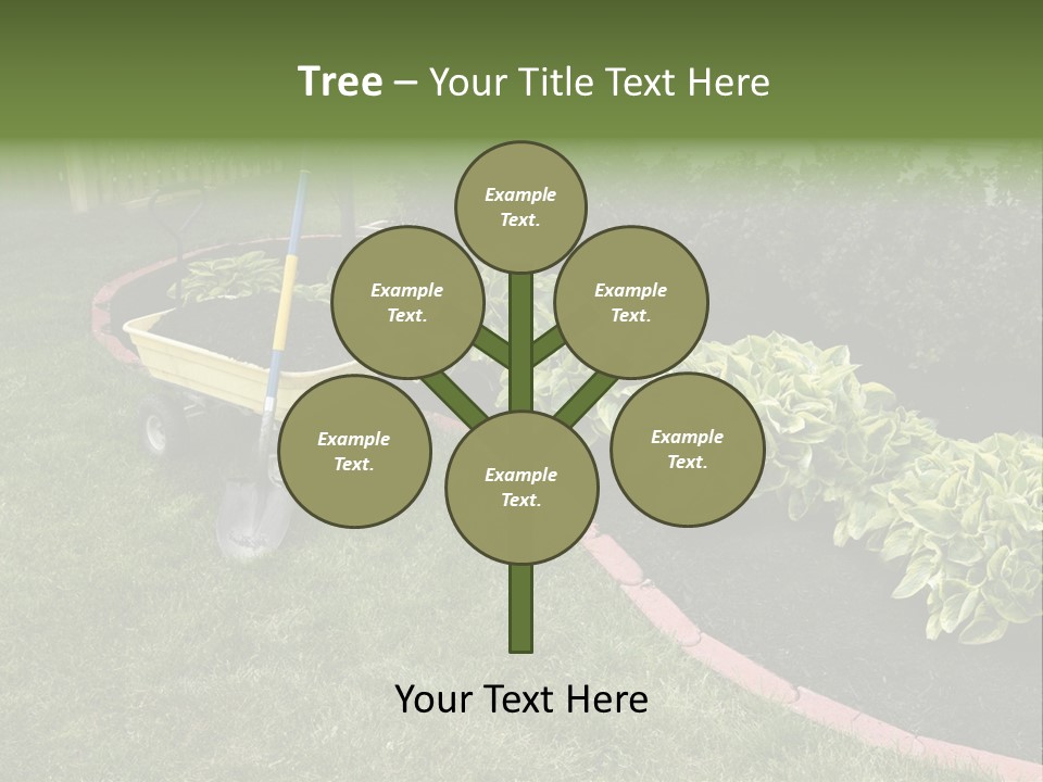 Shredded Birch Grow PowerPoint Template