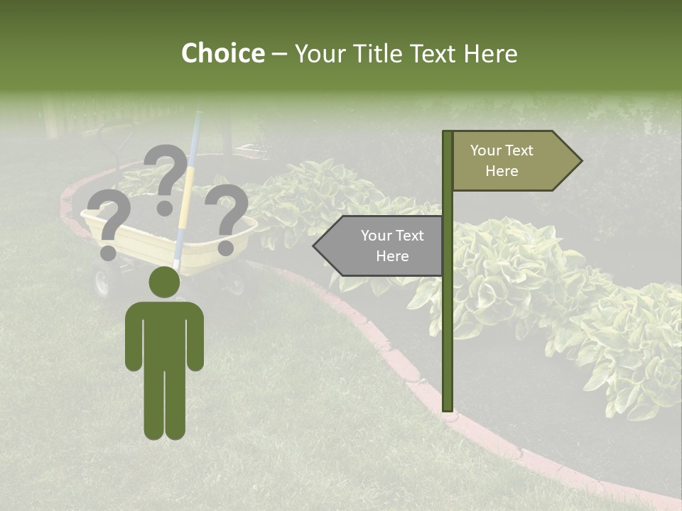 Shredded Birch Grow PowerPoint Template