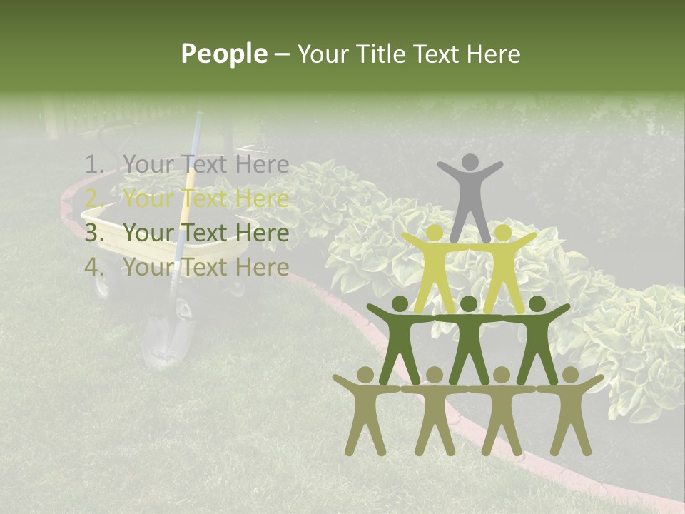 Shredded Birch Grow PowerPoint Template