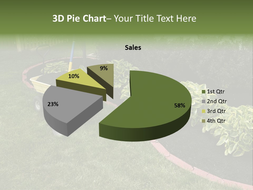 Shredded Birch Grow PowerPoint Template