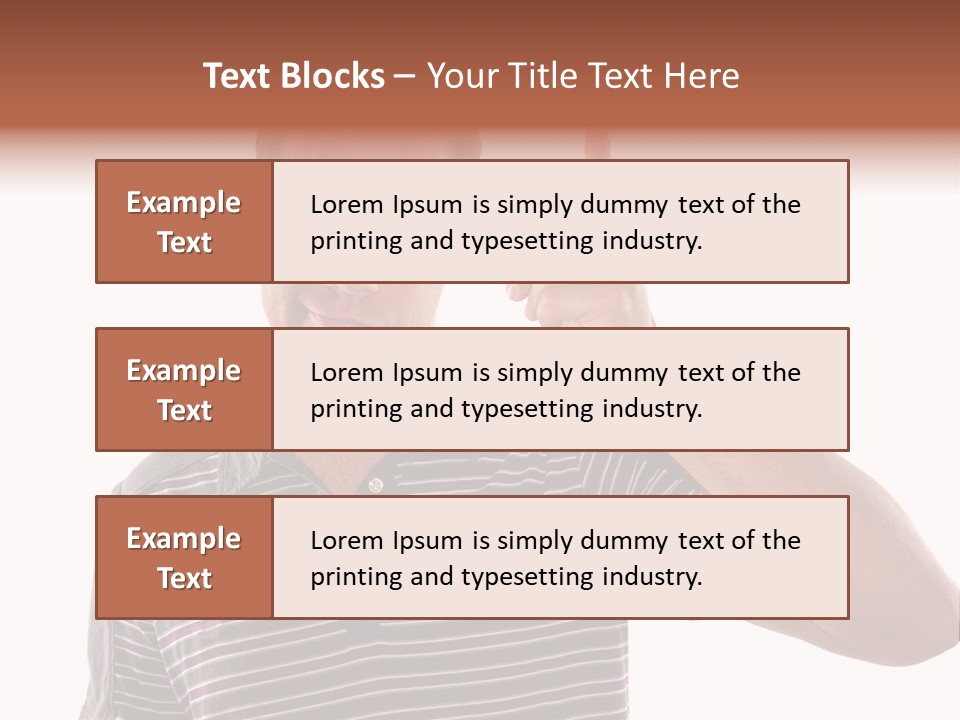 Head Facial Know It All PowerPoint Template