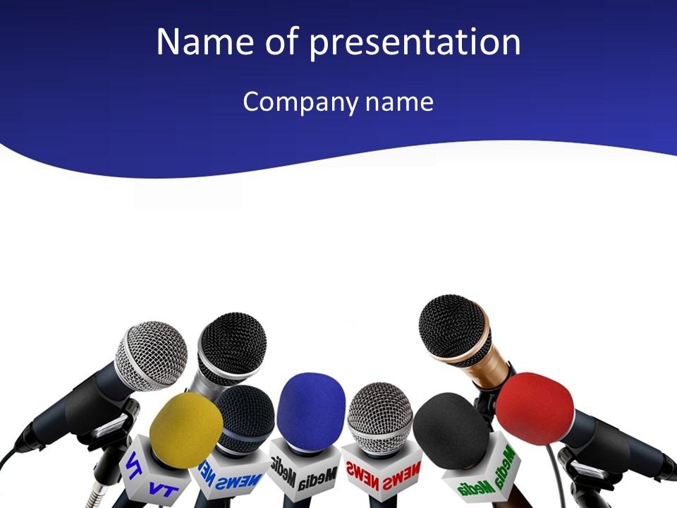 Journalism Event Room PowerPoint Template