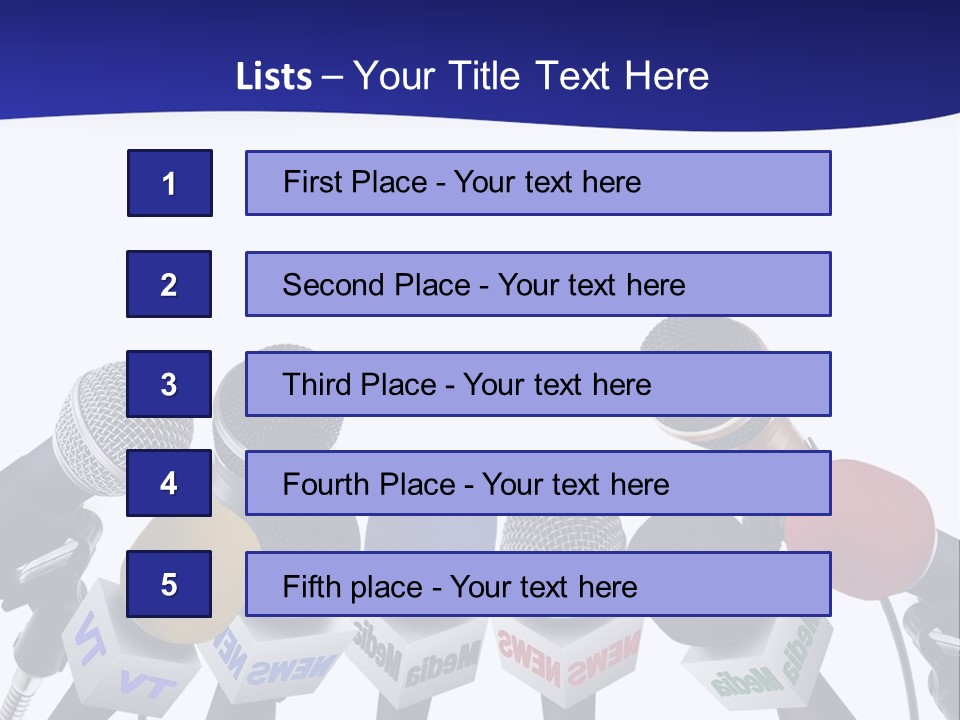 Journalism Event Room PowerPoint Template