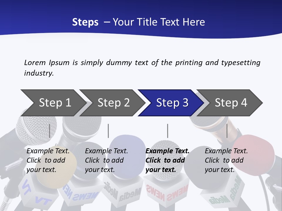 Journalism Event Room PowerPoint Template