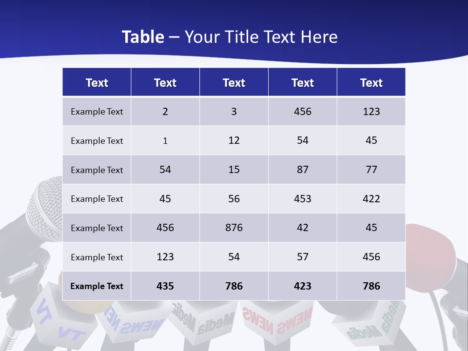 Journalism Event Room PowerPoint Template