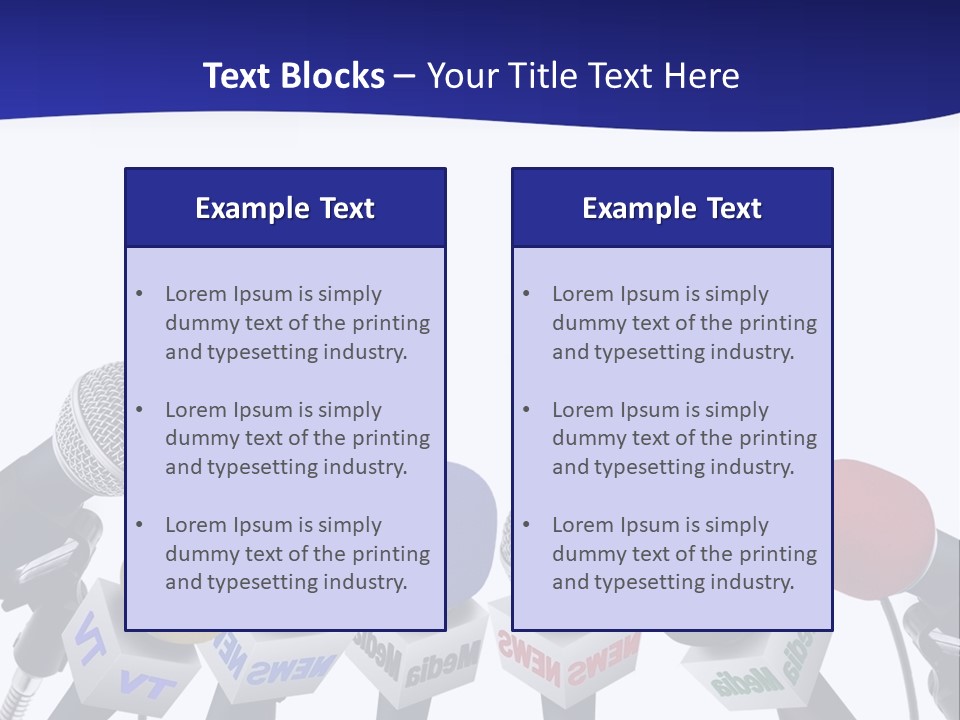 Journalism Event Room PowerPoint Template