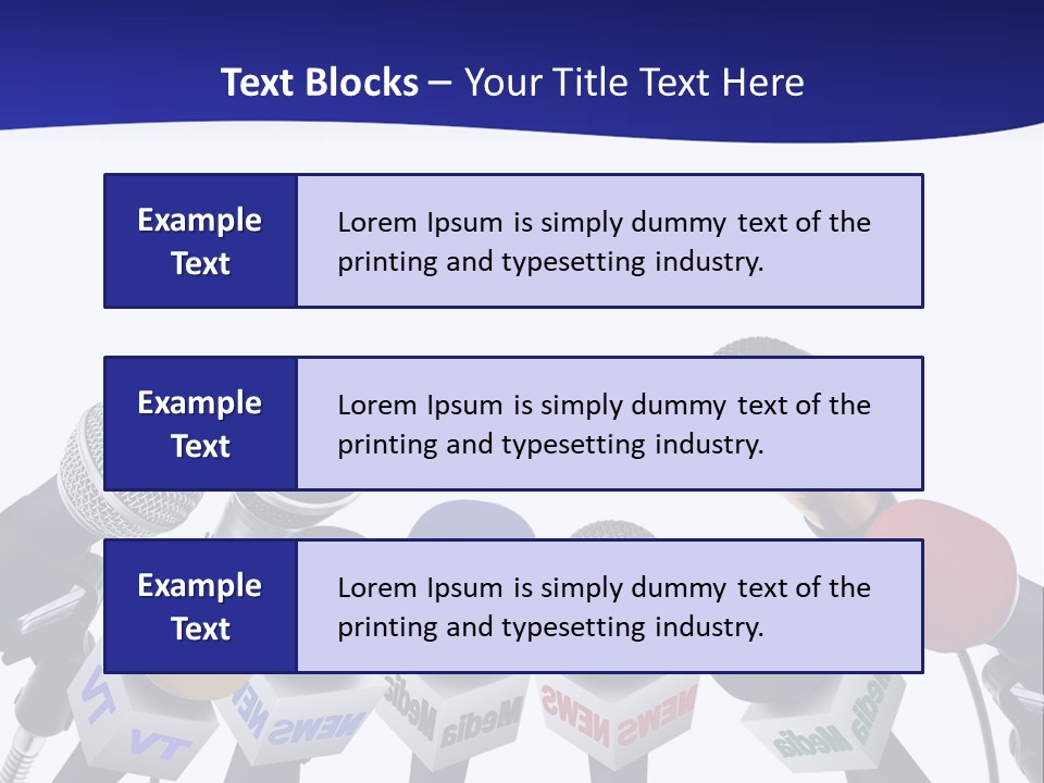 Journalism Event Room PowerPoint Template