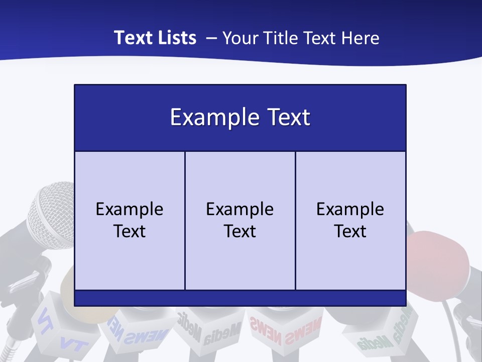 Journalism Event Room PowerPoint Template