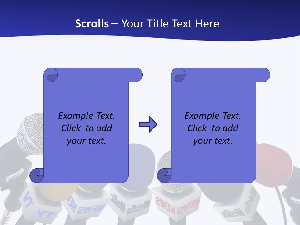 Journalism Event Room PowerPoint Template