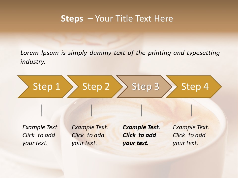 Bar Morning Italian PowerPoint Template