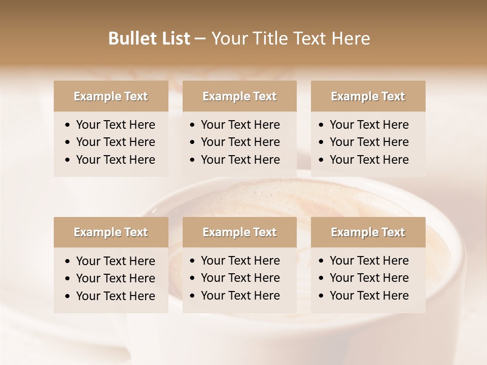 Bar Morning Italian PowerPoint Template