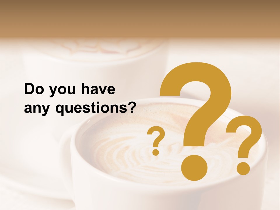 Bar Morning Italian PowerPoint Template