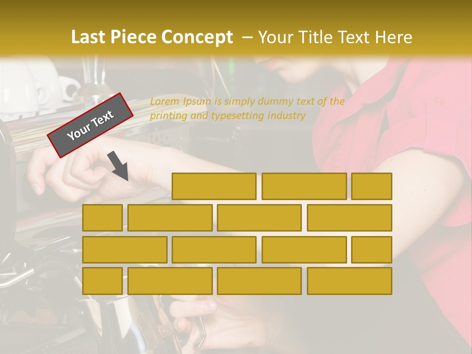 Job Service Portrait PowerPoint Template