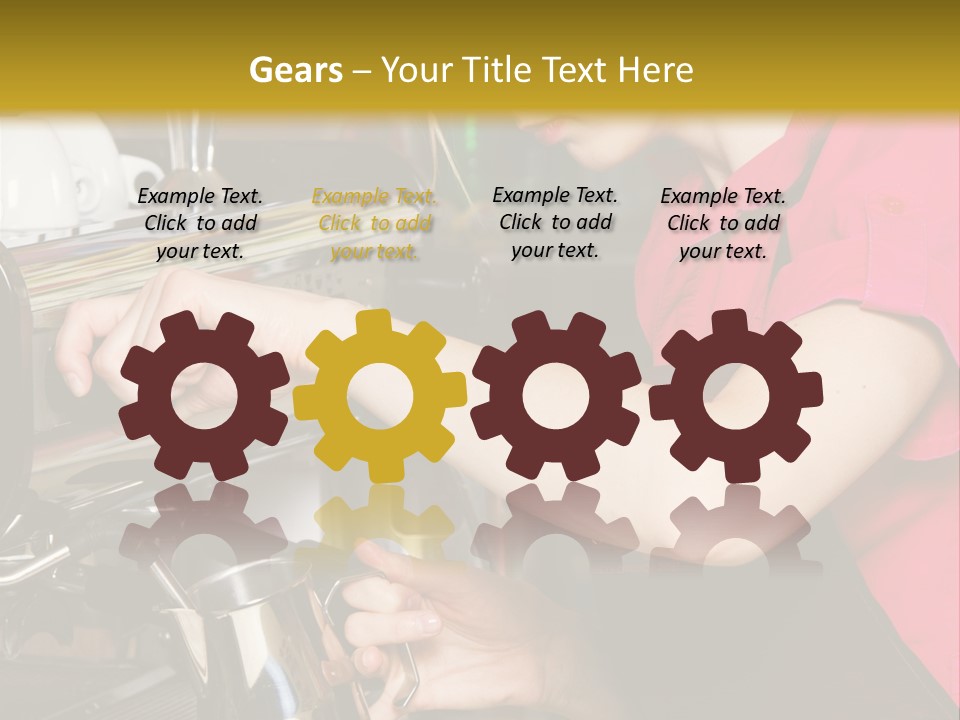 Job Service Portrait PowerPoint Template