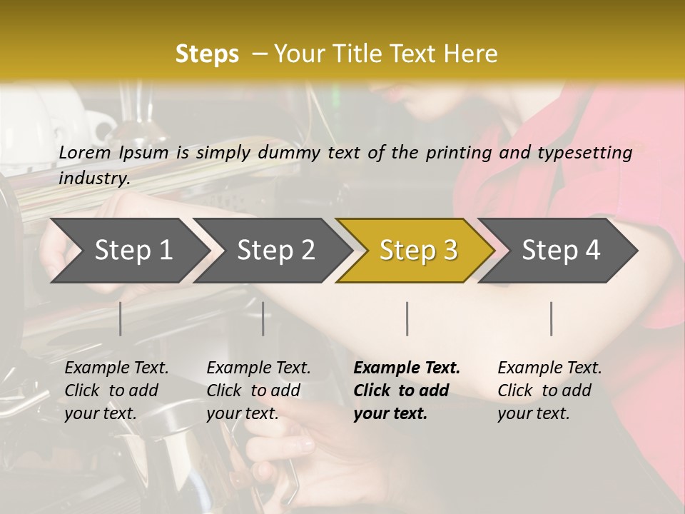 Job Service Portrait PowerPoint Template