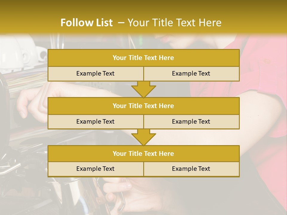 Job Service Portrait PowerPoint Template