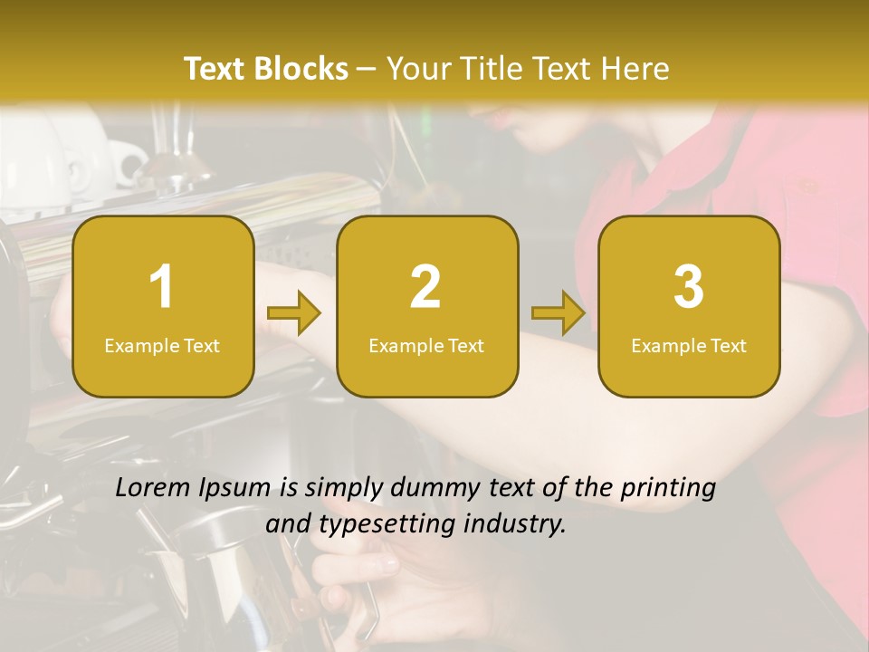 Job Service Portrait PowerPoint Template