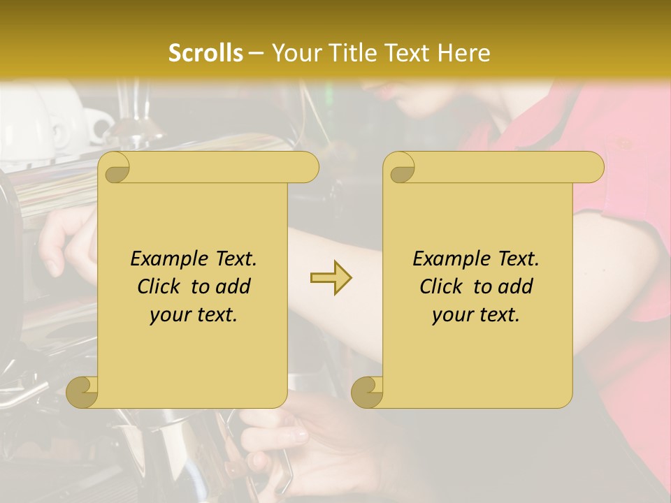 Job Service Portrait PowerPoint Template