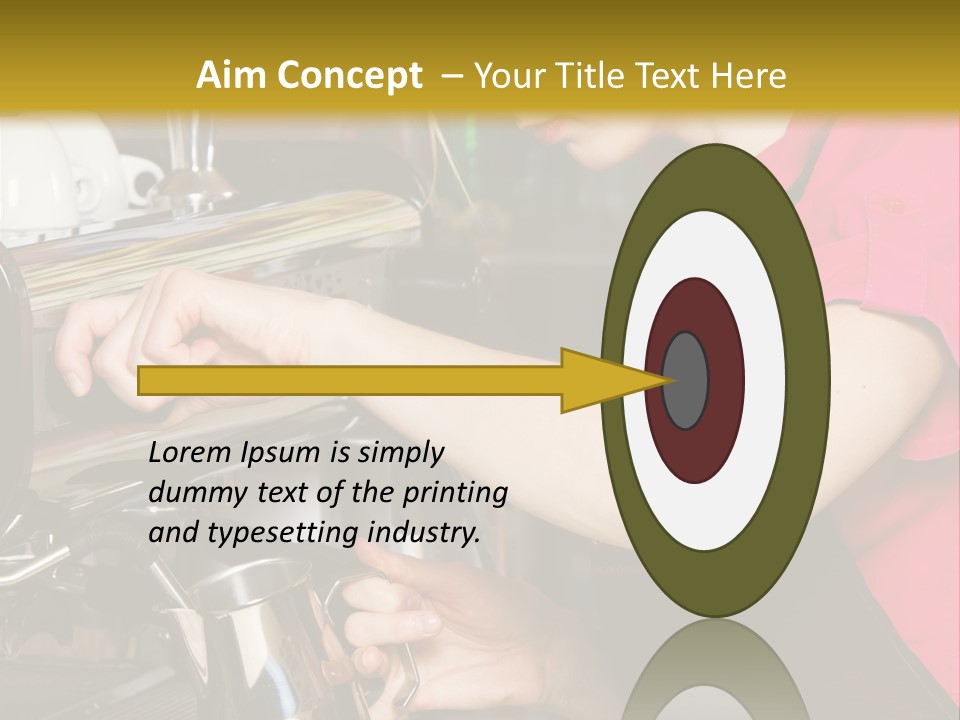 Job Service Portrait PowerPoint Template