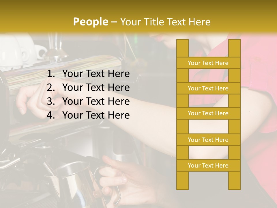 Job Service Portrait PowerPoint Template