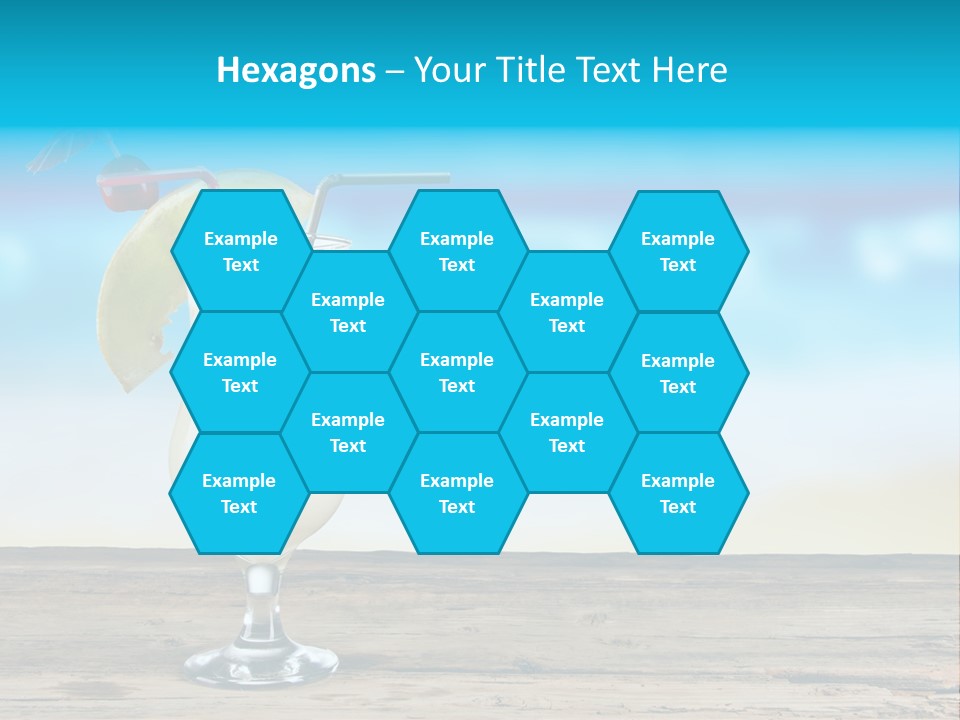 Hurricane Alcoholic White PowerPoint Template
