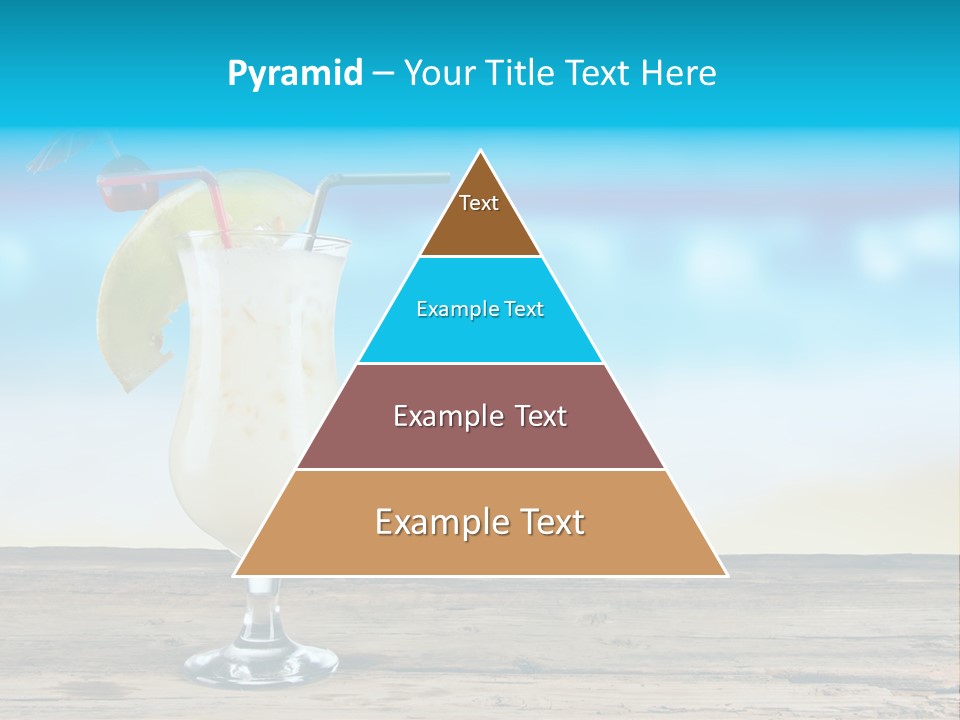 Hurricane Alcoholic White PowerPoint Template