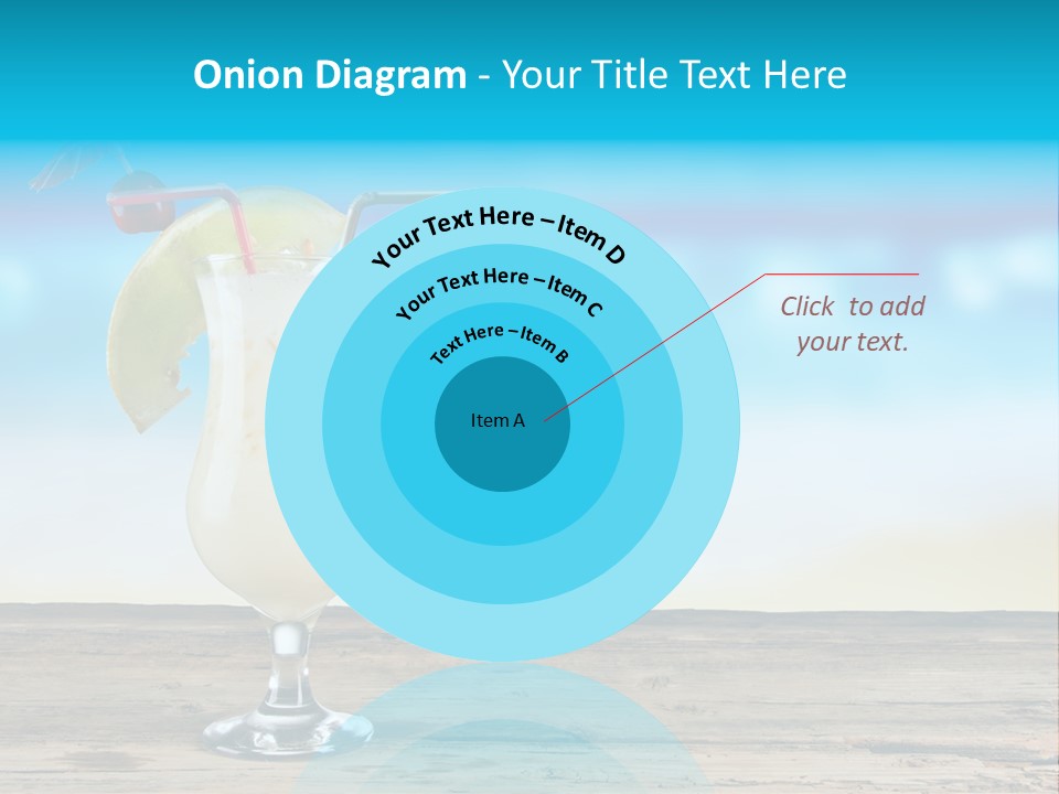 Hurricane Alcoholic White PowerPoint Template