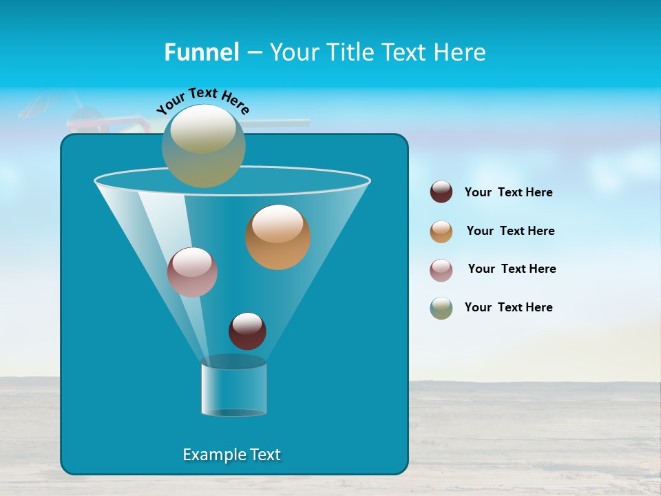Hurricane Alcoholic White PowerPoint Template