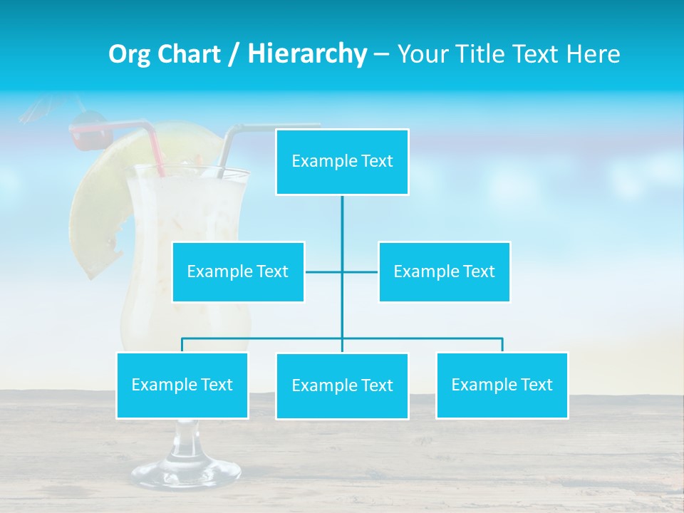 Hurricane Alcoholic White PowerPoint Template