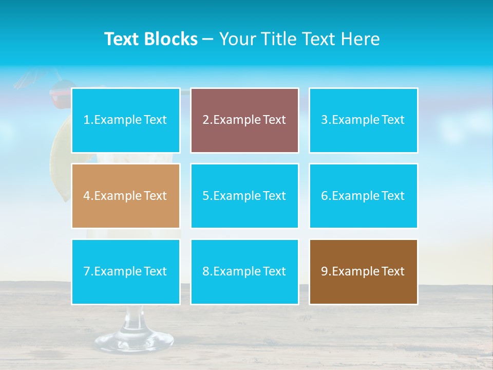 Hurricane Alcoholic White PowerPoint Template