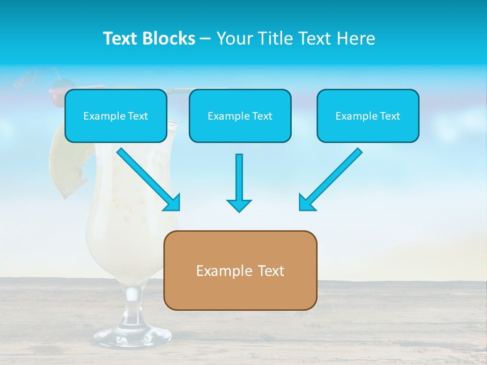 Hurricane Alcoholic White PowerPoint Template