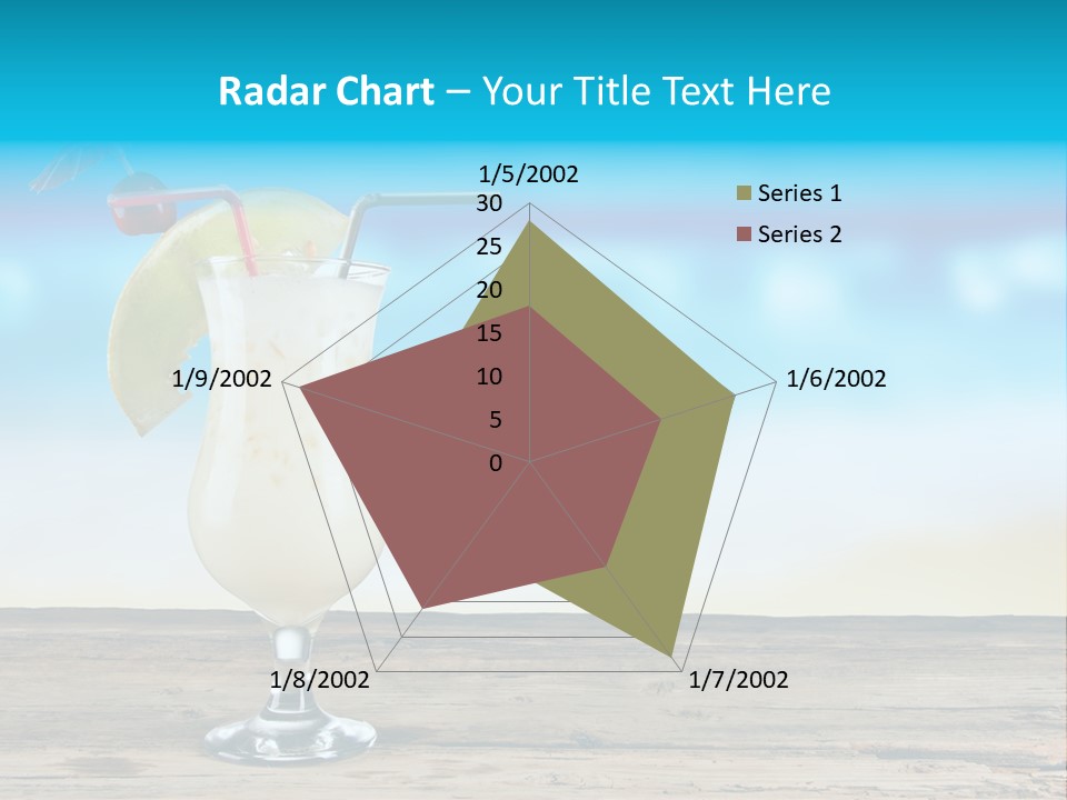 Hurricane Alcoholic White PowerPoint Template