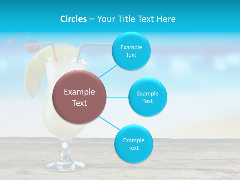 Hurricane Alcoholic White PowerPoint Template