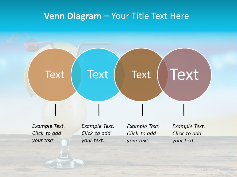Hurricane Alcoholic White PowerPoint Template